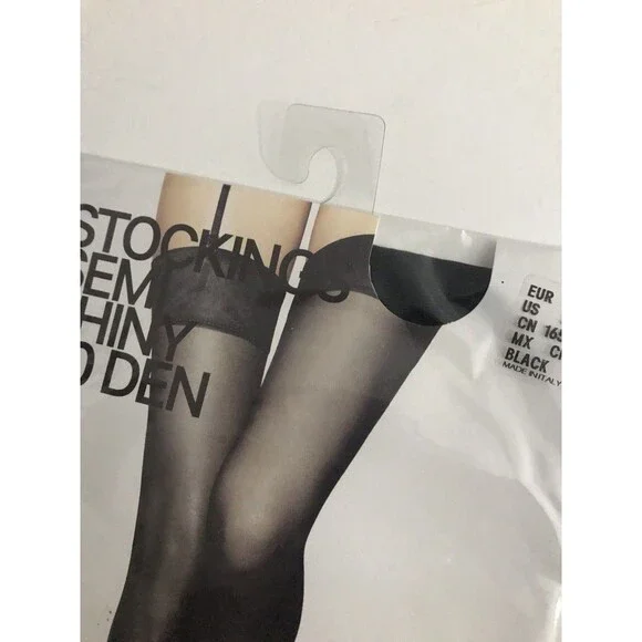 H&M  Women’s Stockings Semi Shiny 20 DEN Black Color Size XS - Picture 5 of 5